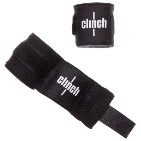 Кистевые бинты Clinch Boxing Crepe Bandage Punch 255 см черный