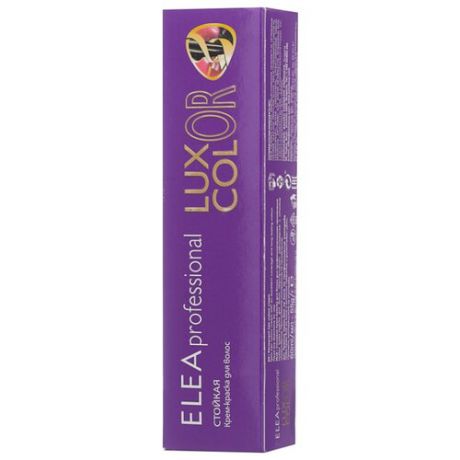 Elea Professional Luxor Color стойкая крем-краска для волос, 60 мл, 6.70 темно-русый коричневый экстра