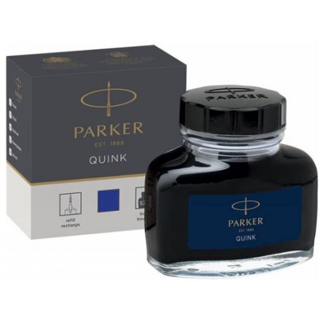 Чернила для перьевой ручки PARKER Quink Ink Z13 57мл синий