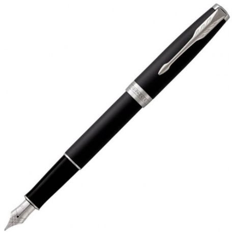 PARKER перьевая ручка Sonnet Core F529, черный цвет чернил