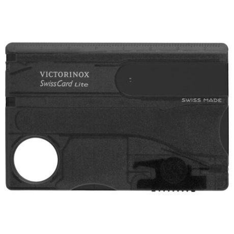 Швейцарская карта VICTORINOX SwissCard Lite (13 функций) черный