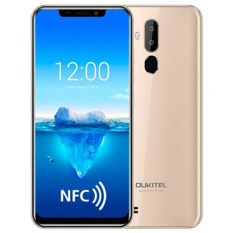 Смартфон OUKITEL C12 Plus золотой