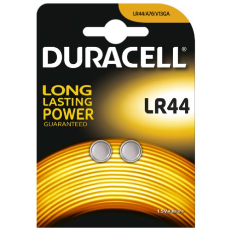 Батарейка Duracell LR44 2 шт блистер