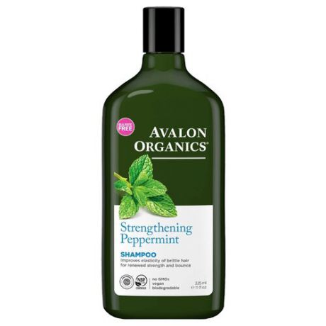 Avalon Organics шампунь Strengthening Peppermint 325 мл