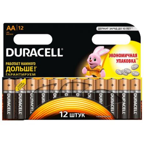 Батарейка Duracell Basic AA 12 шт блистер
