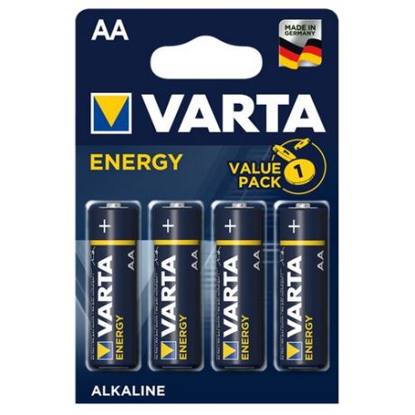Батарейка VARTA ENERGY AA 4 шт блистер