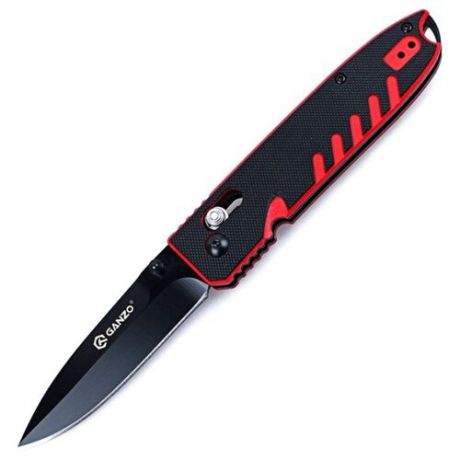Нож складной GANZO G746-3 черно-красный