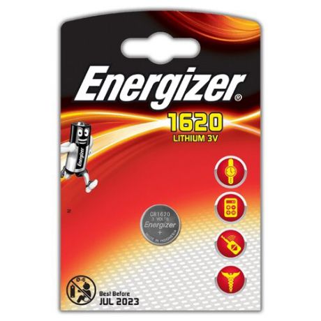 Батарейка Energizer CR1620 1 шт блистер