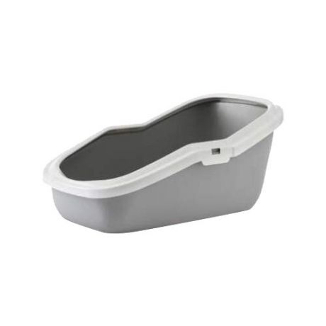Туалет-лоток для кошек SAVIC Aseo 56х39х27.5 см серый