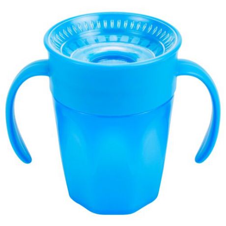 Чашка-непроливайка Cheers 360° с ручками, 200 мл синий