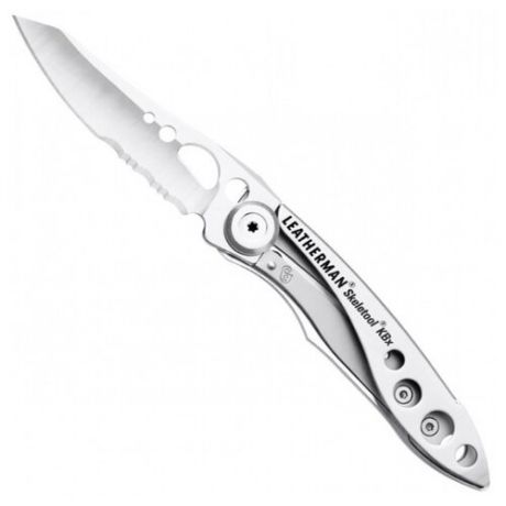 Нож складной LEATHERMAN Skeletool KBX (832382) (2 функций) stainless steel