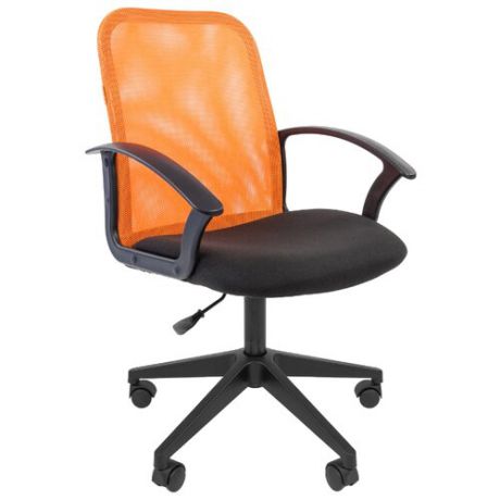 Компьютерное кресло Chairman 615 SL офисное, обивка: текстиль, цвет: оранжевый