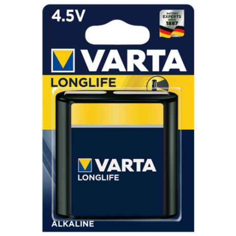 Батарейка VARTA LONGLIFE 3LR12 1 шт блистер