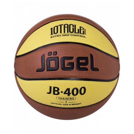 Баскетбольный мяч Jögel JB-400 №7, р. 7 коричневый