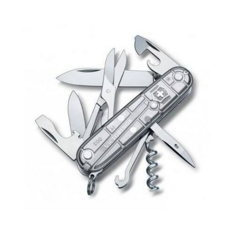 Нож многофункциональный VICTORINOX Climber (14 функций) полупрозрачный серебристый