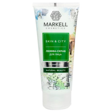 Markell люффа-скраб для лица Skin&city Снежный гриб 100 мл