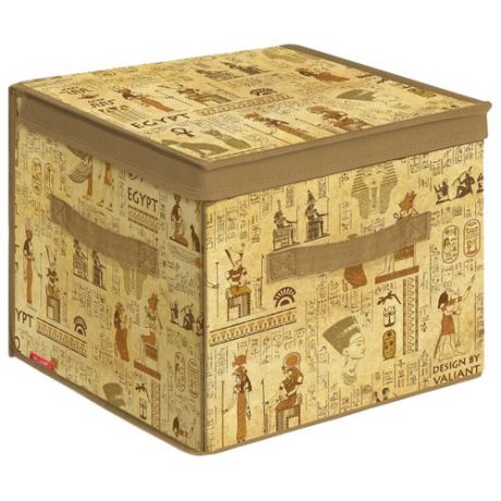 Valiant Короб стеллажный с откидной стенкой и с крышкой BOX-DDS 30х30х30 см Egypt