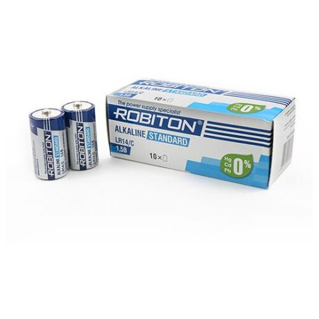 Батарейка ROBITON Alkaline Standart LR14/C 10 шт картон