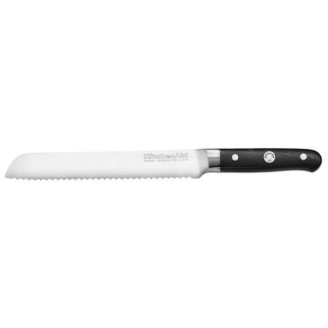 KitchenAid Нож для хлеба 20 см черный