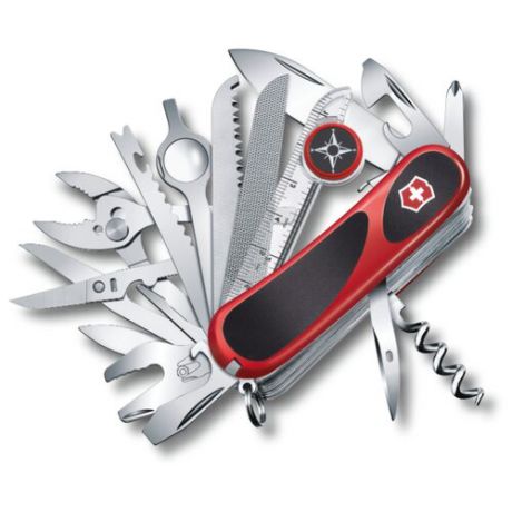 Нож многофункциональный VICTORINOX EvoGrip S54 (32 функций) красный/черный