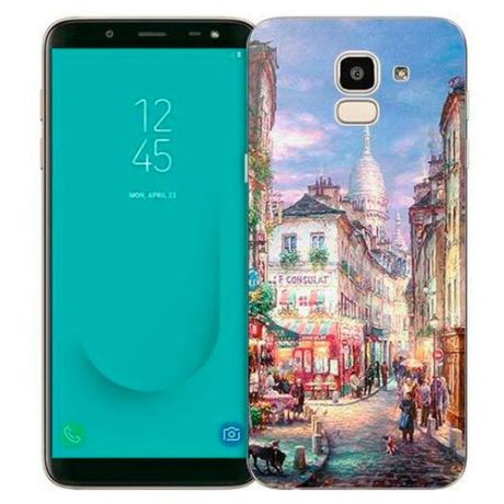 Чехол Gosso 719639 для Samsung Galaxy J6 (2018) пейзаж Монмартра