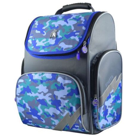 BG Рюкзак-ранец Right SPARTA SBR 4269, серый/голубой