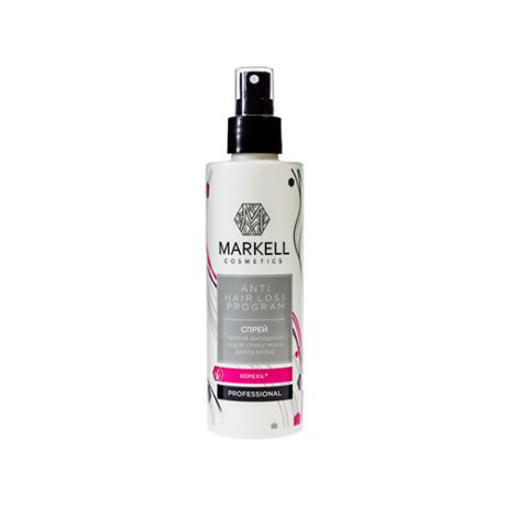 Markell Anti Hair Loss Programm Спрей "Против выпадения и для стимуляции роста волос", 200 мл