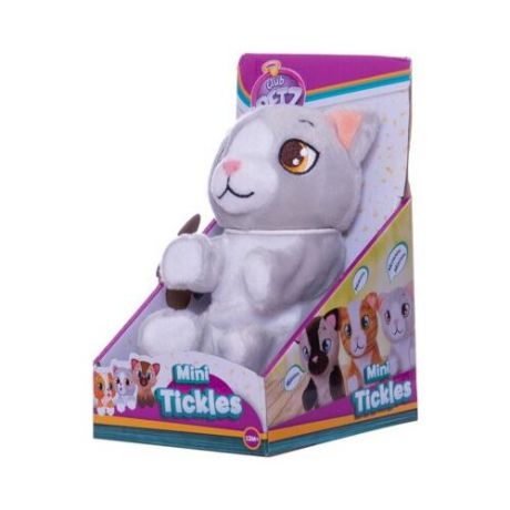 Интерактивная мягкая игрушка IMC Toys Mini Tickles Котенок серый
