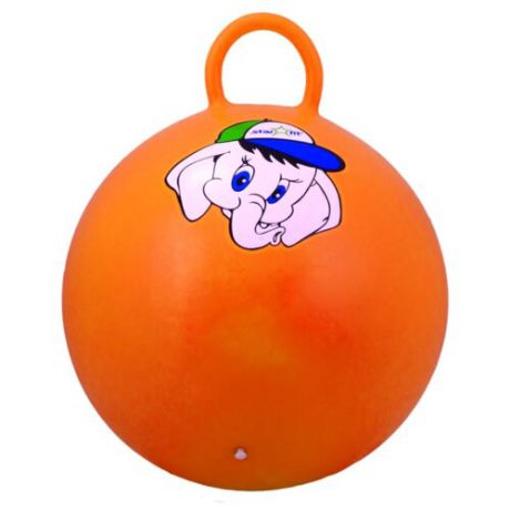 Мяч-попрыгун Starfit Слоненок GB-401 с ручкой оранжевый
