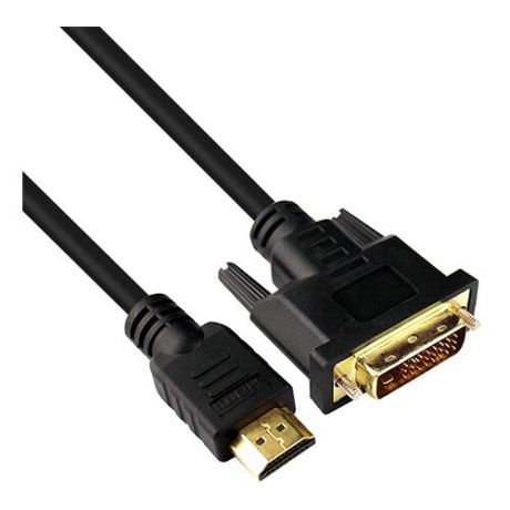 Кабель Mobiledata HDMI - DVI 1.8 м черный