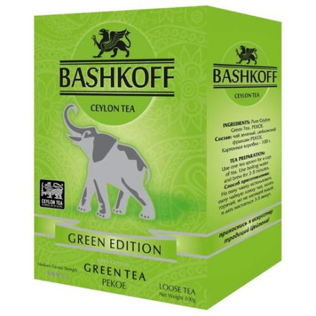Чай зеленый Bashkoff Green edition, 100 г