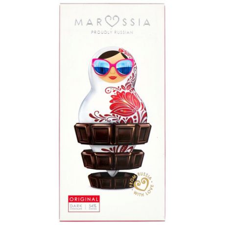 Шоколад MaRussia Original темный, 54% какао, 100 г