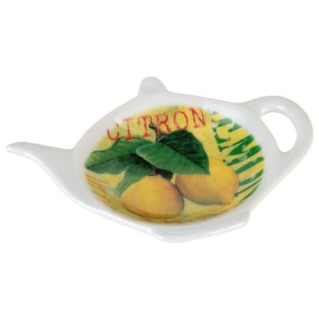 Подставка для чайных пакетиков Gift'n'Home Лимон TB-Lemon белый/желтый/зеленый