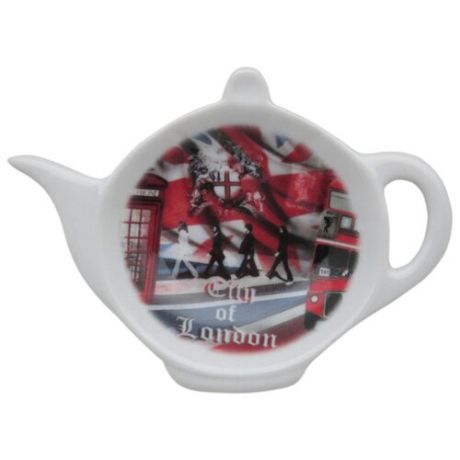 Подставка для чайных пакетиков Gift'n'Home Лондонские Фантазии TB-London белый/красный