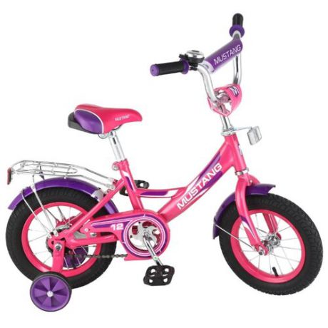 Детский велосипед MUSTANG ST12002-A розовый-фиолетовый (требует финальной сборки)