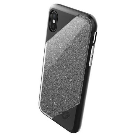Чехол X-Doria Revel Lux для Apple iPhone X black glitter