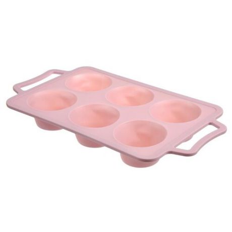 Форма для выпечки силиконовая Satoshi Kitchenware 856103 (32.5х18х4 см) розовый