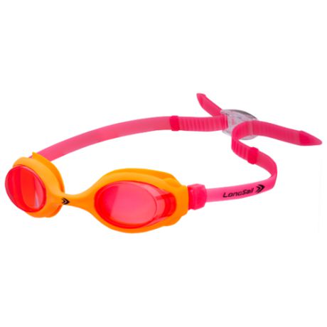 Очки для плавания LongSail L041020 розовый/оранжевый