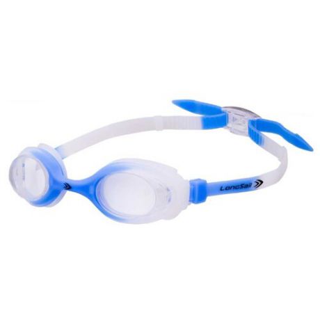 Очки для плавания LongSail Kids Crystal L041231 голубой/белый