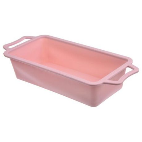 Форма для выпечки силиконовая Satoshi Kitchenware 856104 (27х13.7х6.4 см) розовый