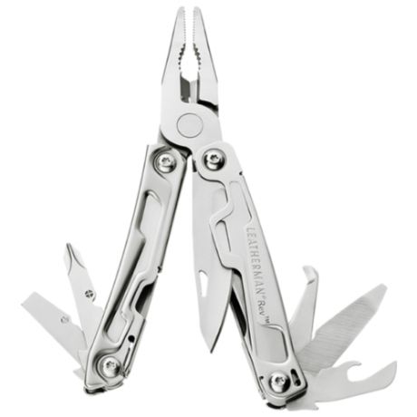 Мультитул LEATHERMAN Rev (832136) (14 функций) с чехлом серебристый