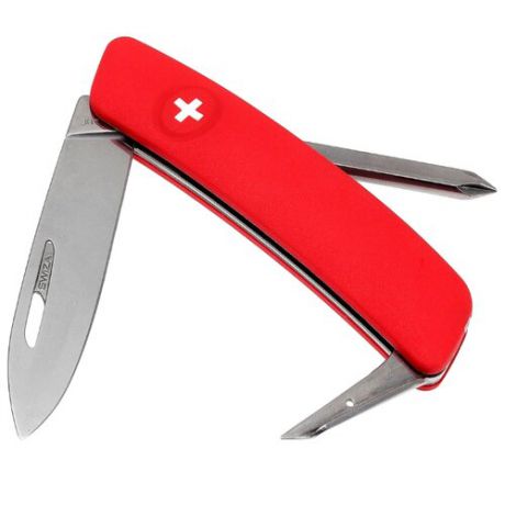 Нож многофункциональный SWIZA D02 Standard (6 функций) красный