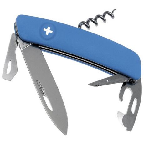 Нож многофункциональный SWIZA D03 Standard (блистер) (11 функций) синий