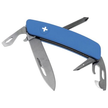 Нож многофункциональный SWIZA D04 Standard (блистер) (11 функций) синий