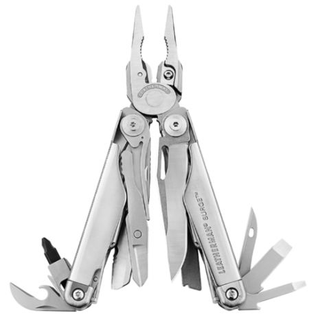 Мультитул LEATHERMAN Surge (21 функций) с чехлом серебристый