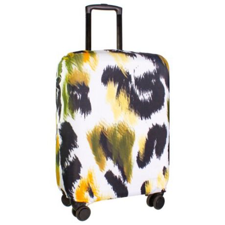 Чехол для чемодана PROFFI Travel "Леопард" M, Принт