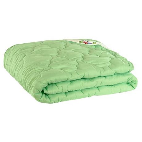 Одеяло Мягкий сон Бамбук baby зеленый 110 х 140 см