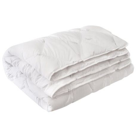Одеяло Мягкий сон Лебяжий пух белый 140 х 205 см