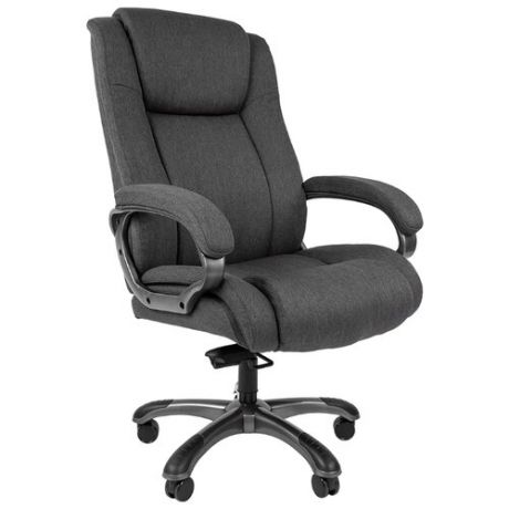 Компьютерное кресло Chairman 410SX для руководителя, обивка: текстиль, цвет: серый