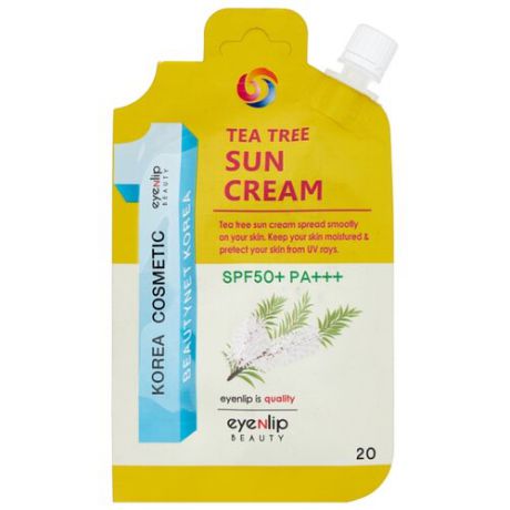 Крем для защиты от солнца Eyenlip Tea Tree Sun Cream SPF50+ PA+++, SPF 50, 20 г